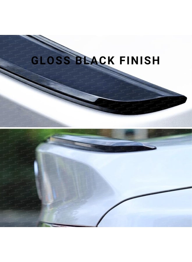 MOTOR FIT Rear Trunk Spoiler for Toyota Camry (2025–2026) | Gloss Black Trunk Lip / Boot Spoiler | OEM Sport Style | No-Drill Installation - Image 5